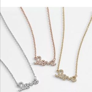 Sugar Bean Jewelry “love” Necklaces - NEW
